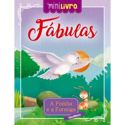 Minilivro Fábulas - A pomba e a formiga