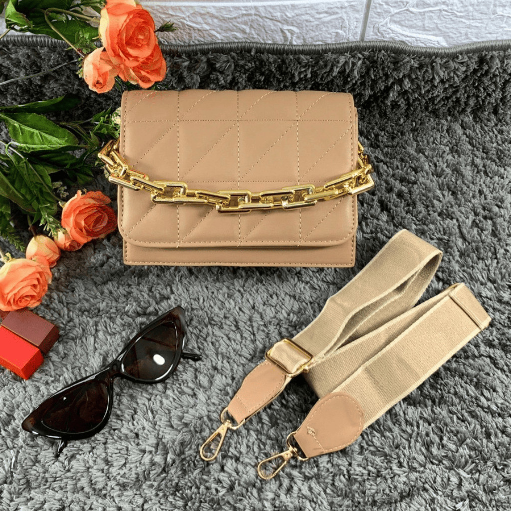 Bolsa de Mão Média para Mulher Elegante com Alça Transversal - Moda Feminina em Oferta na Shopee