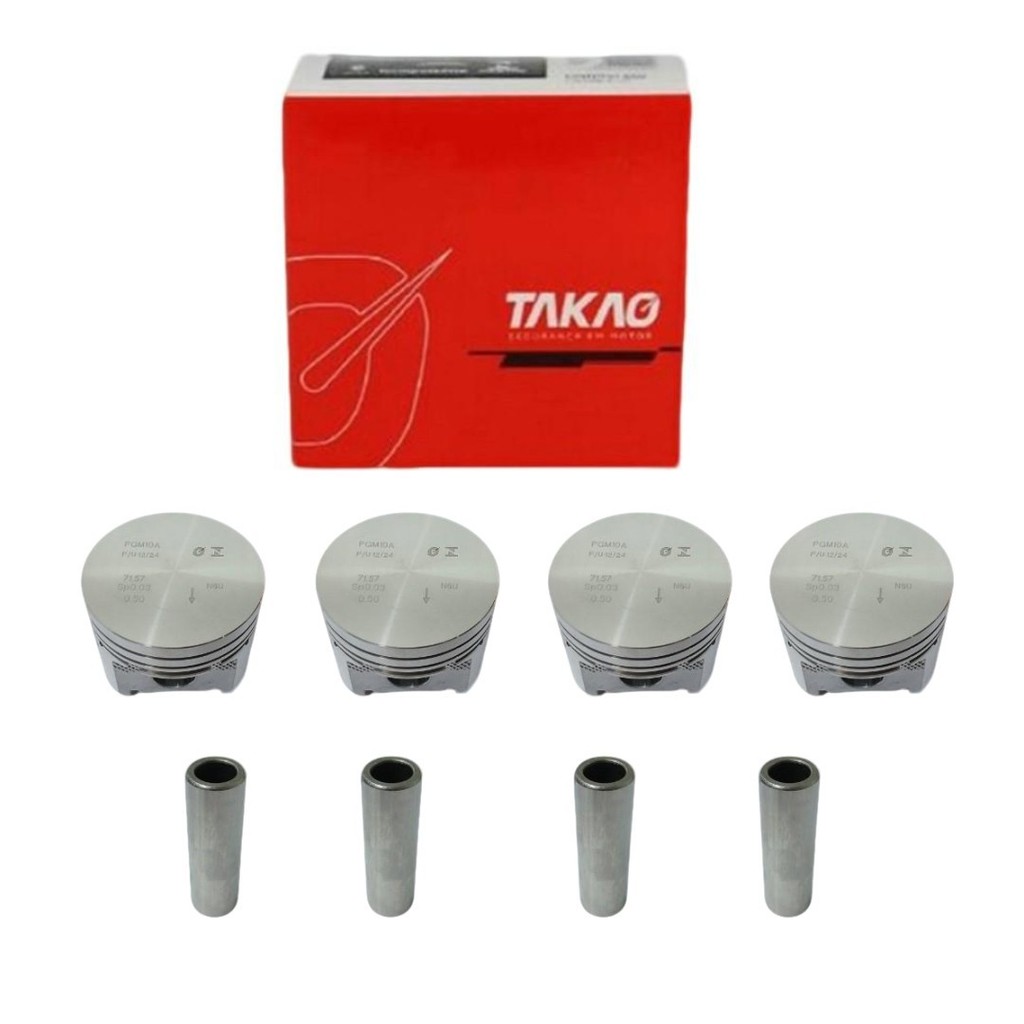 Jogo Pistao Motor 050 Para Celta Corsa 1.0 8v Flex Vhc em Oferta na Shopee