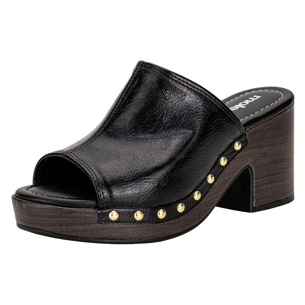 Tamanco Feminino Salto Grosso Moleca 5549107 em Oferta na Shopee