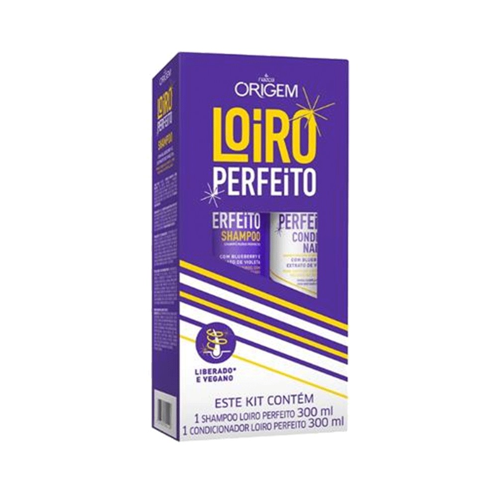 Kit Shampoo + Condicionador Loiro Perfeito Origem Nazca 300ml em Oferta na Shopee
