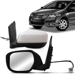 Retrovisor Externo City 2009 2010 2011 2012 2013 2014 Sem Pisca