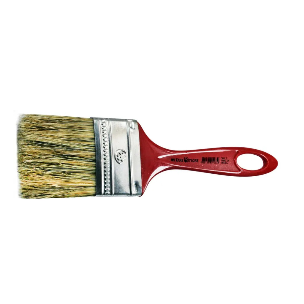KIT TRINCHA 500 1/2" SIMPLES CERDA GRIS - PINCEIS TIGRE - 5 UNIDADES