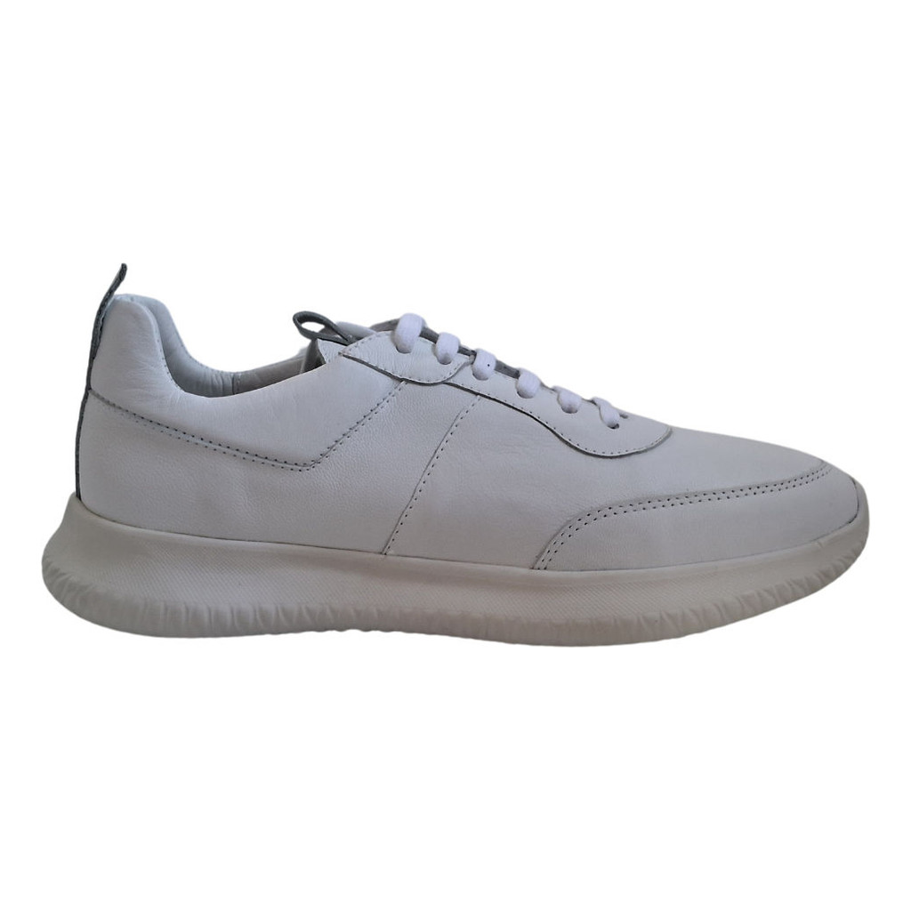 Tênis Sneaker Wizzor Zyon Branco Couro