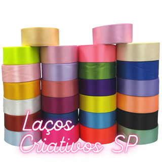 Fita de Cetim N°9 (38mm) – 23m ou 45m | Laços, Artesanato e Buquês em Oferta na Shopee