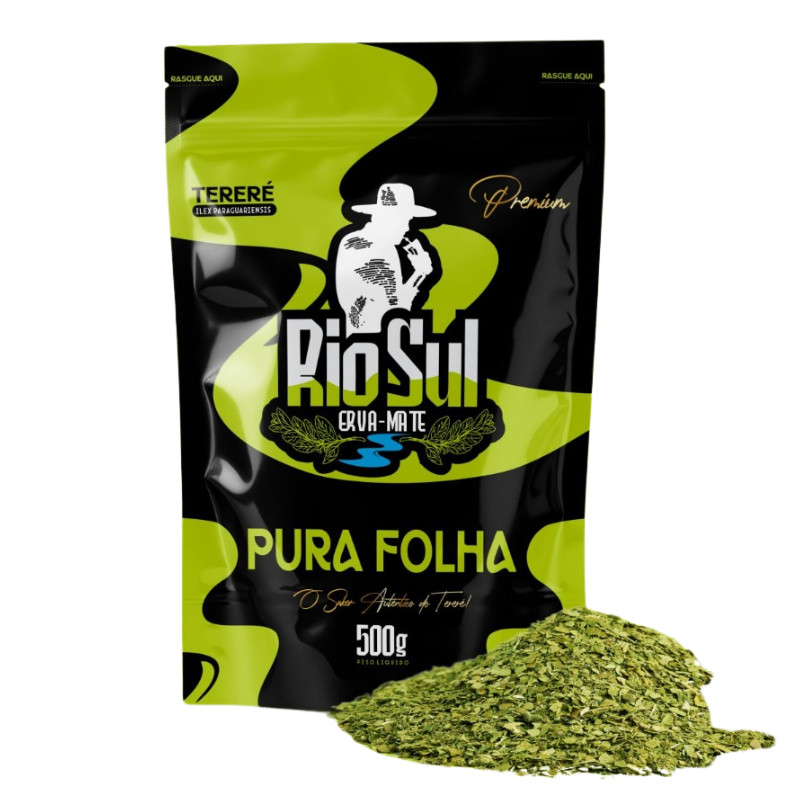 Erva Mate para Tereré Rio Sul - Pura Folha