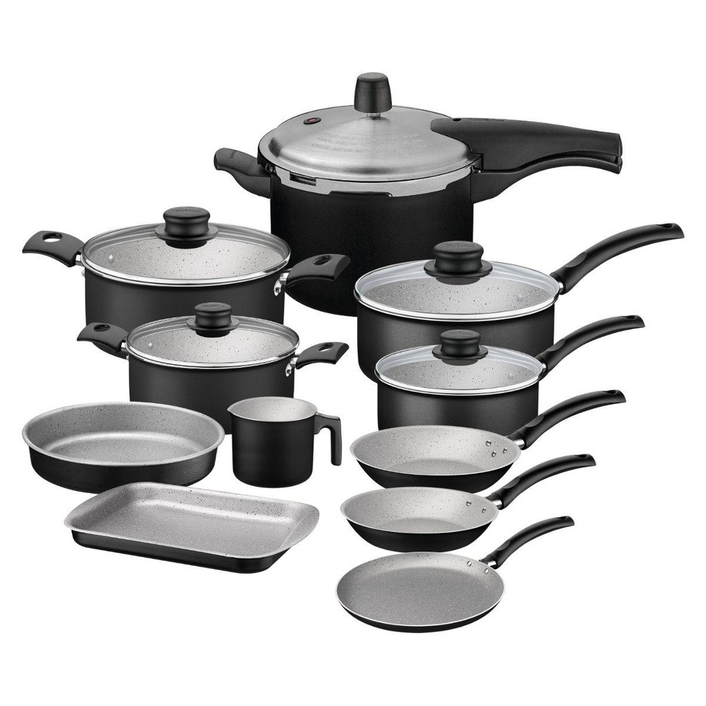 Jogo de Panelas 11 Peças com Panela Pressão Tramontina em Oferta na Shopee