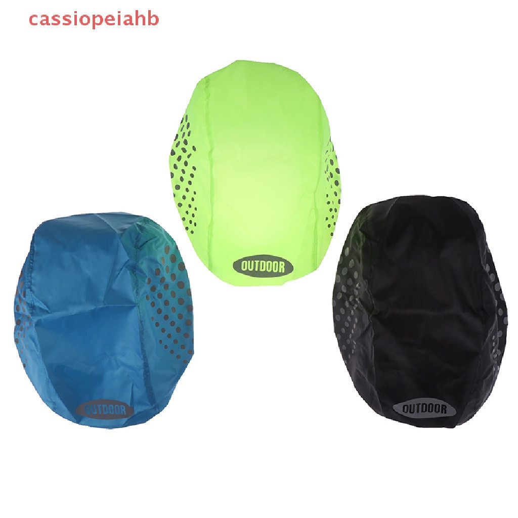 Capa Refletiva para Capacete de Bicicleta, Impermeável, à Prova de Chuva e Vento