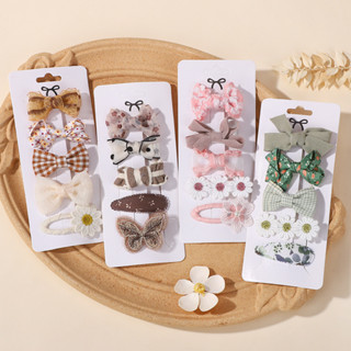5 Pçs BB Clipes Conjunto Doce Printe Hairbangs Grampo De Cabelo Para Crianças Meninas Barrette Ins Estilo Margarida Hair em Oferta na Shopee