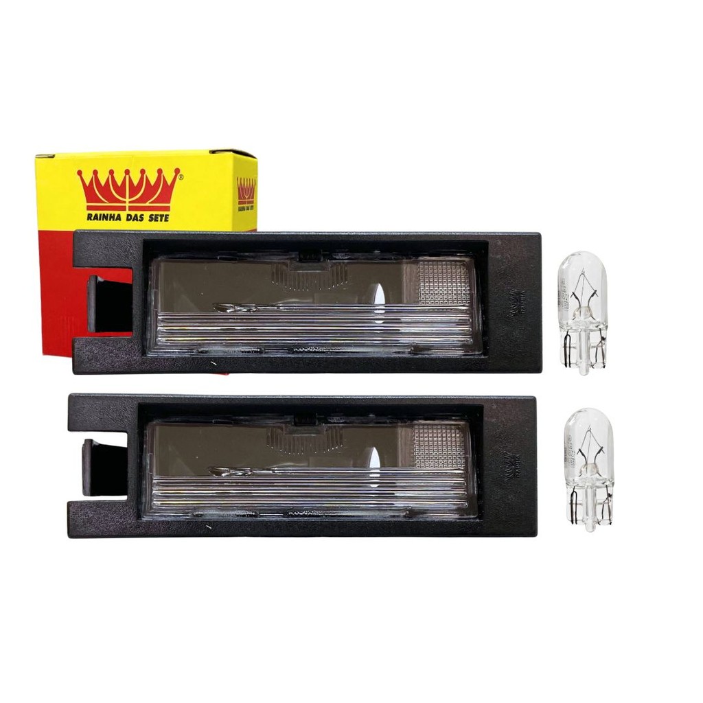 Par Luz Placa Para Fiat Uno 2004 a 2013 Lanterna Placa Uno Sem Soquete Com Lampadas