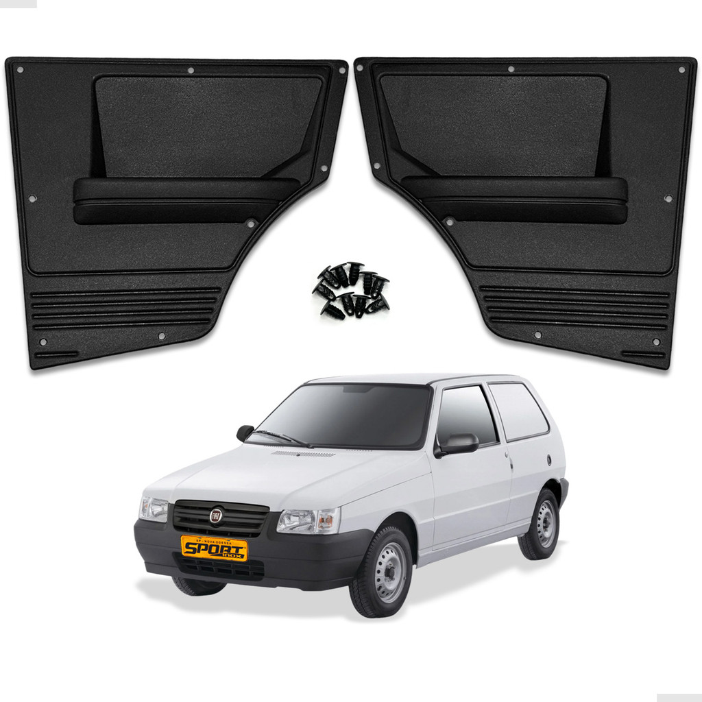 Forro Lateral Traseiro Para Uno 85/13 2 Portas + 16 Grampos em Oferta na Shopee