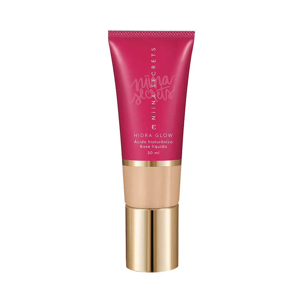 Base Líquida Niina Secrets Hidra Glow Cor 05 30ml em Oferta na Shopee