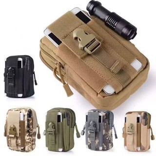 Bolsa de Cintura Tática Militar | Compacta, Durável, p/ Celular, Bike e Montanhismo