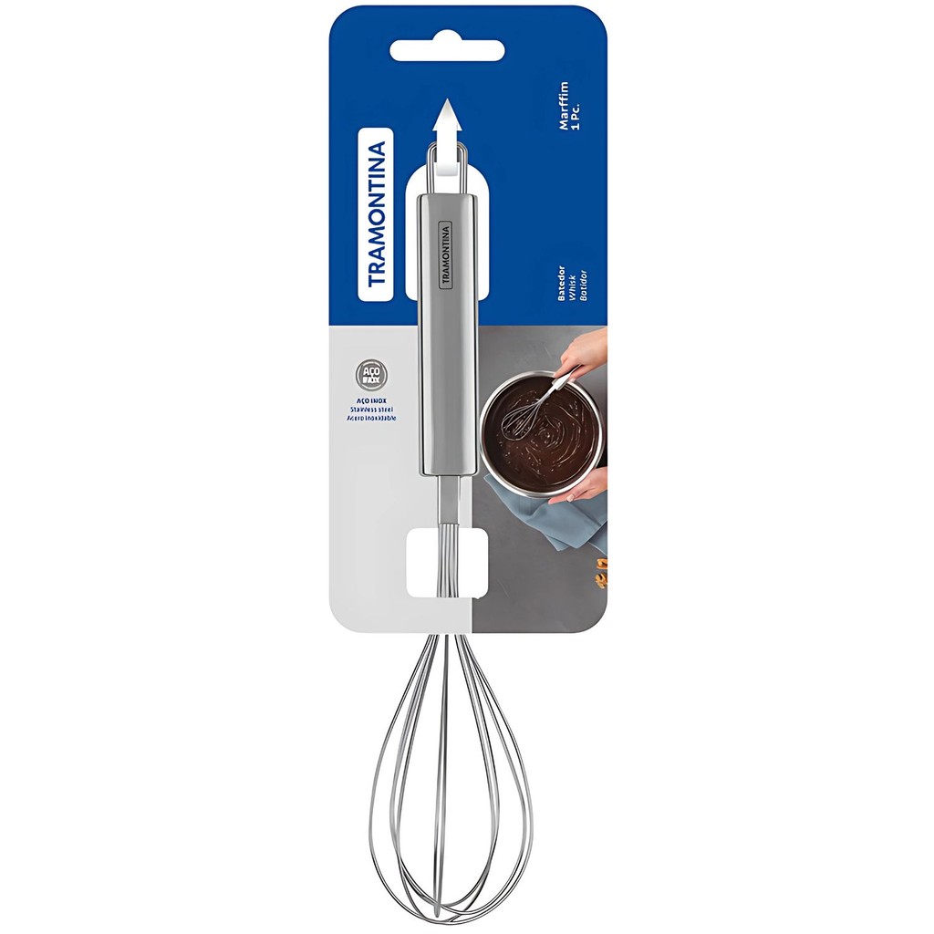Batedor Manual de Aço Inox Tramontina