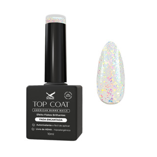 Top Coat Fada Encantada 10 ml | American Burrs Nails em Oferta na Shopee