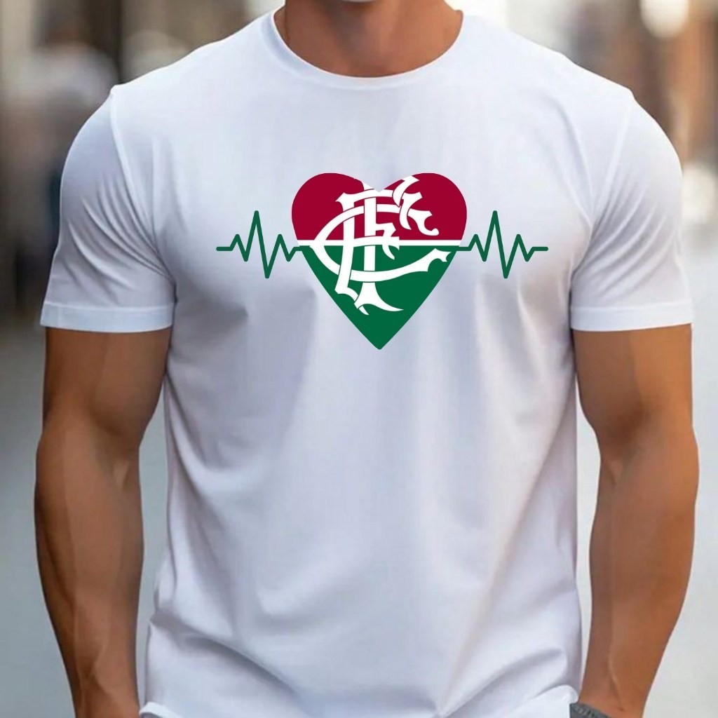 Camiseta Do Fluminense Masculina Branca - Camisa Do Fluzao