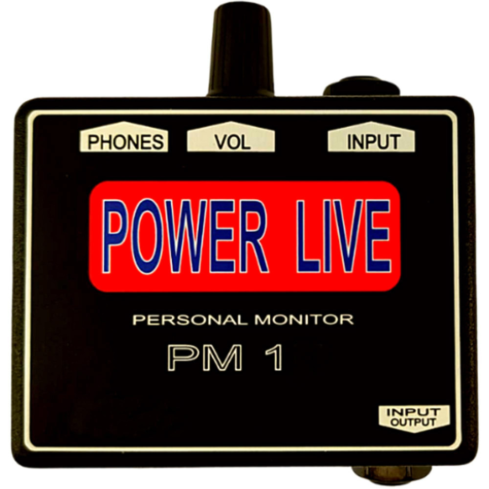 Amplificador de Fone NEW LIVE Power Live PM1 – Monitor Pessoal 3 em 1, retorno para instrumento e fone