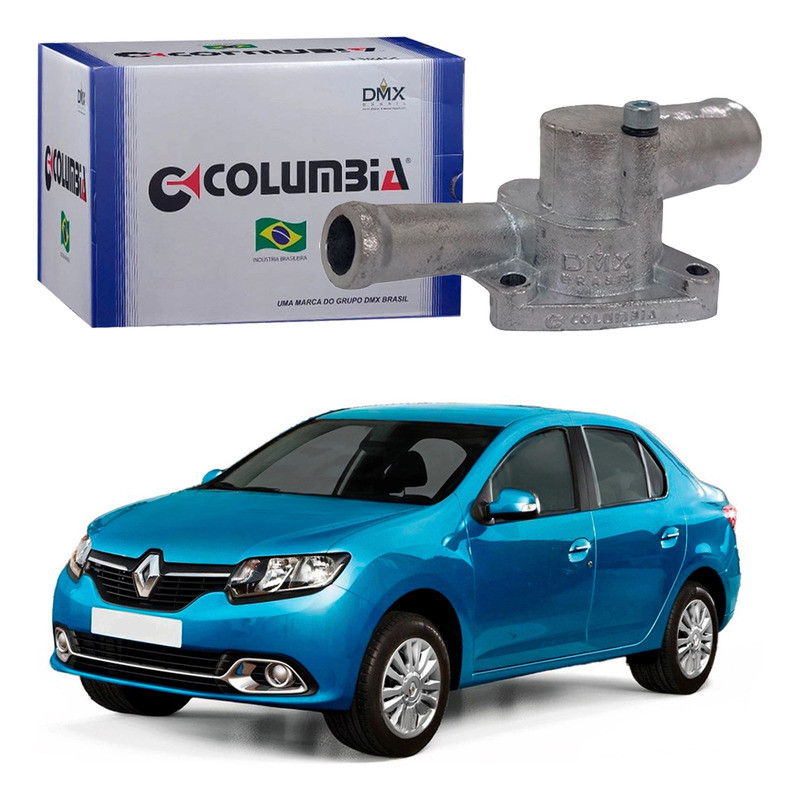 Valvula Termostatica Carcaça Logan 1.0 16v 2014 A 2016 em Oferta na Shopee