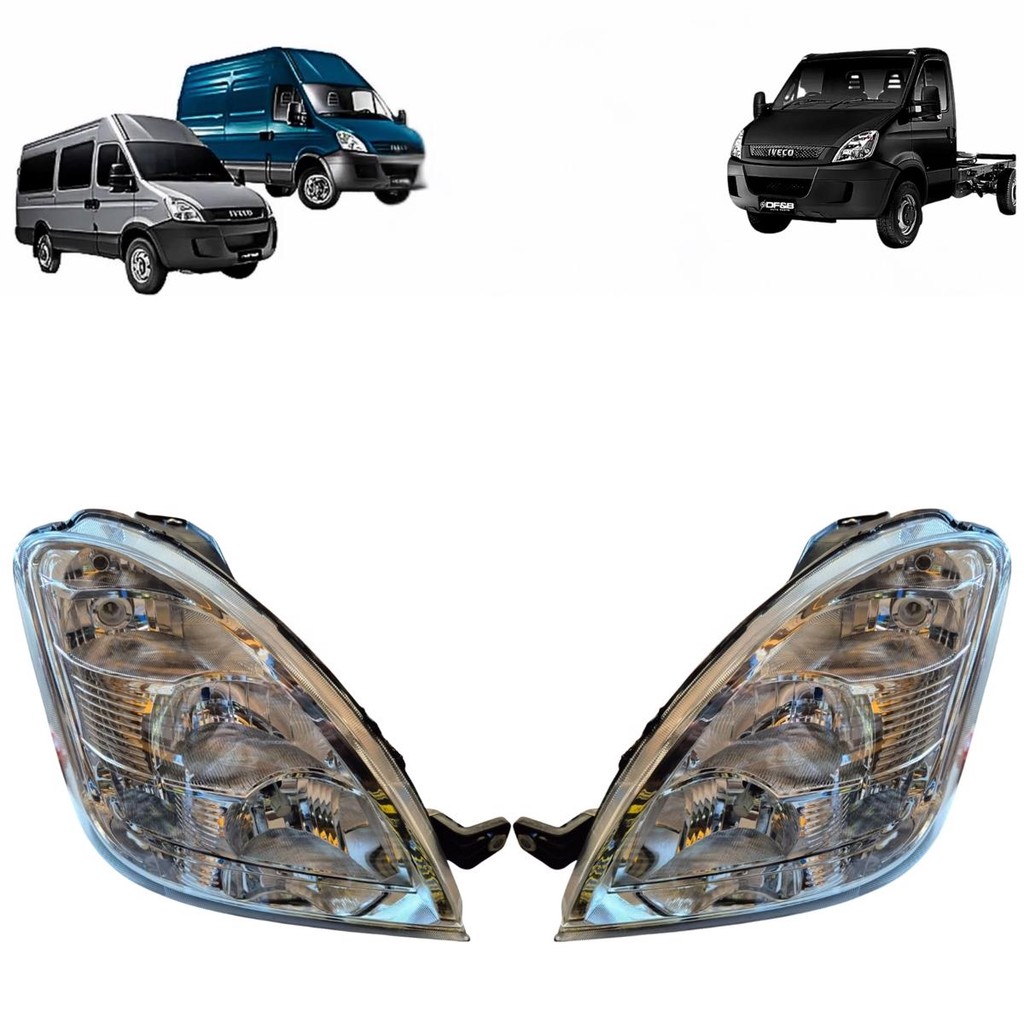Par Farol Lado Esquerdo Direito Para Iveco Daily 3.0 2008/..