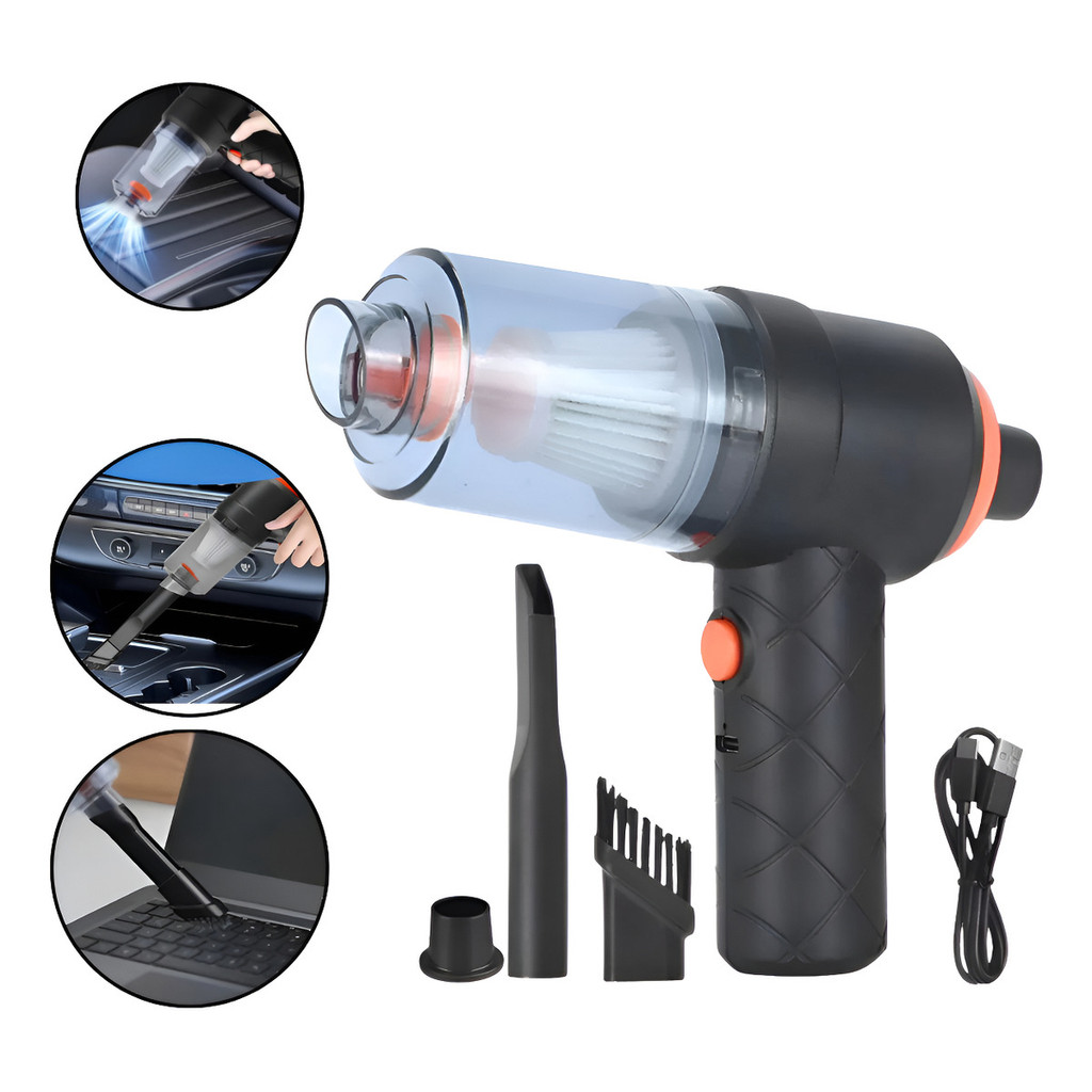Mini Aspirador De Pó Automotivo sofá capa armário Usb Recarregável Portátil