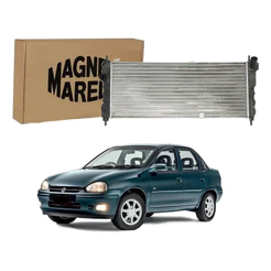 Radiador Agua Corsa Sedan 1.0 1.6 Com Ar 1994 A 1999