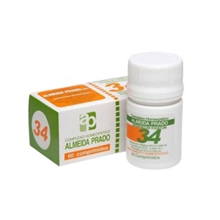 Complexo N°34 - 60 Cpr em Oferta na Shopee
