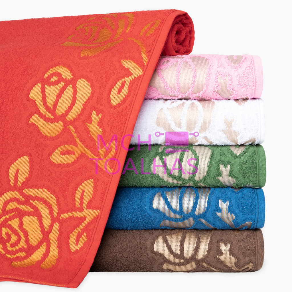 Kit 4 Toalhas de Rosto Grossa Luxo Monique 50x70cm 120g - VS TOALHAS