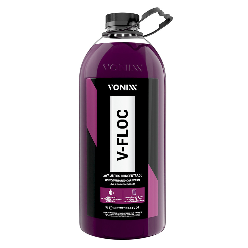 Shampoo Lava Autos Super Concentrado V-FLOC 3 Litros Vonixx em Oferta na Shopee