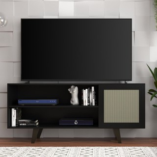 Rack Para TV até 65 Polegadas 1 Porta Tela Sintética Boston em Oferta na Shopee