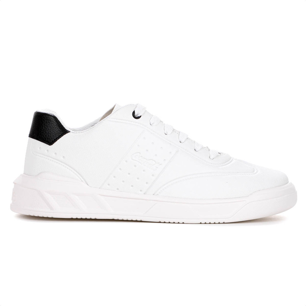 Tênis Coca Cola Soho Sky Branco e Preto - Masculino em Oferta na Shopee