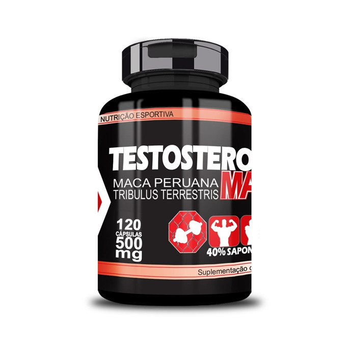 Testosteron Max 40% Sapominas 120 Caps - RN em Oferta na Shopee