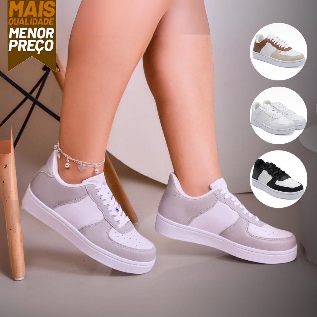 Tênis Masculino e Feminino - Estilo e Conforto, Várias Cores - Do 34 ao 43 - Promoção Limitada em Oferta na Shopee