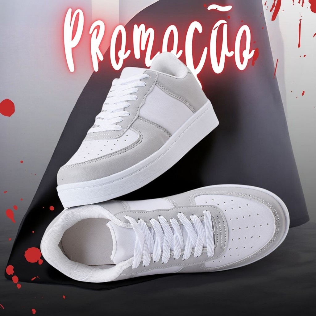 Tênis Masculino e Feminino - Conforto e Estilo Moderno - Várias Cores - Numeração 34 a 43 em Oferta na Shopee