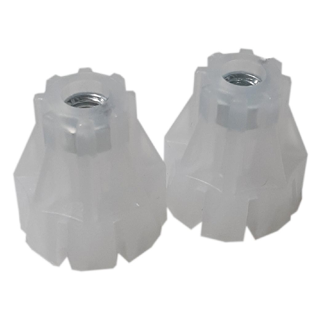 Kit 2 Pé Nivelador Dfn42 Df44 Tf42s Electrolux Original Nova