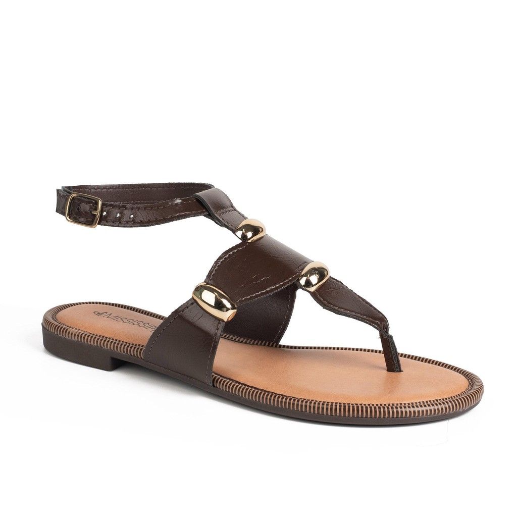 Sandália Mississipi Rasteira Feminina MF291 em Oferta na Shopee