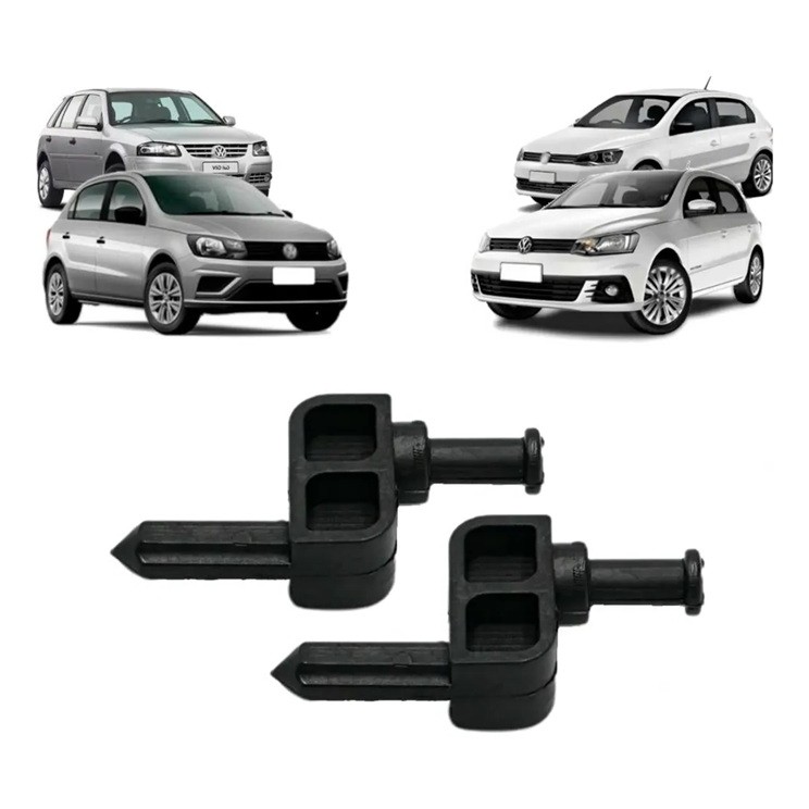 Par Pinos Dobradiça Tampão Bagagito VW Gol G4 G5 G6 CrossFox