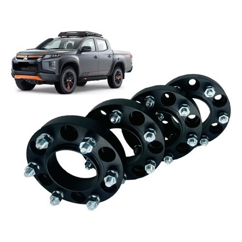 Kit 4 Espaçador / Alargador 32mm Mitsubishi L200 Triton