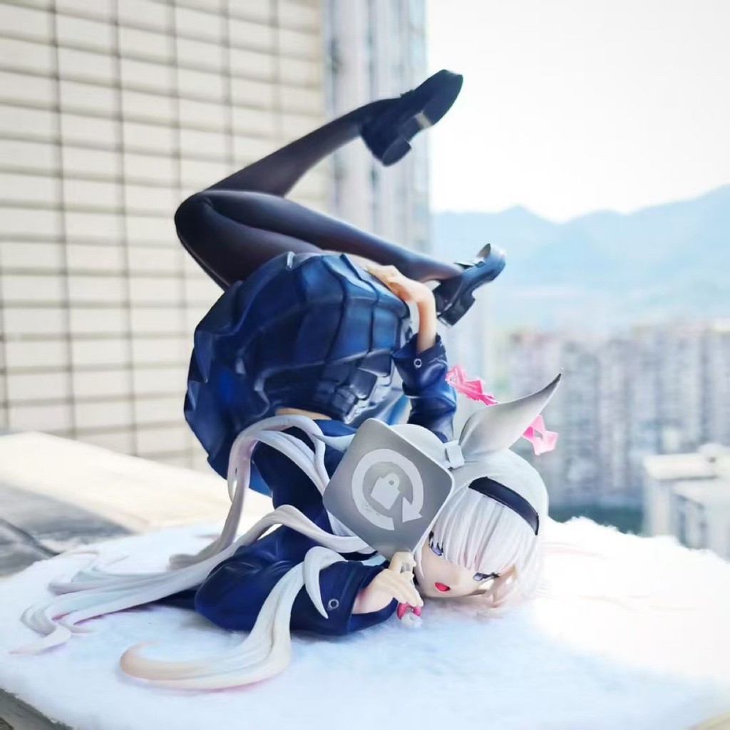 Arquivo Azure Prana Figura Rotativa Bloqueio Arquivo Azure Linda Menina Anime Modelo de Jogo Bidimensional