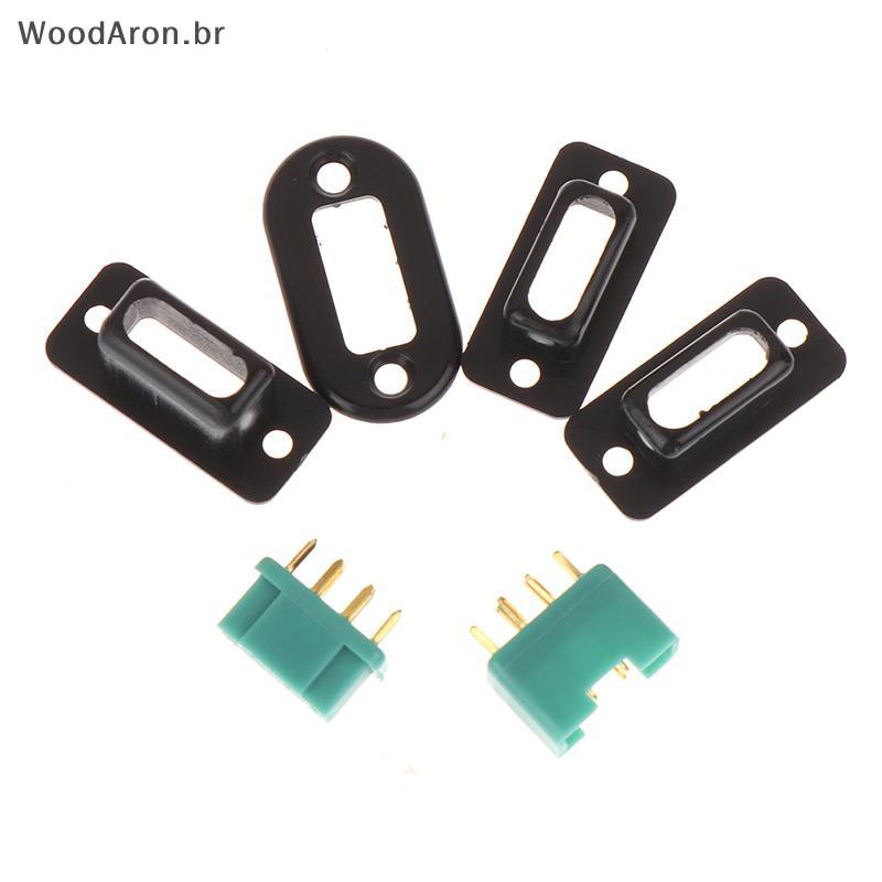 WoodAron MPX Conector Carcaça Para Multiplex Plug Ouro Masculino Feminino RC Acessórios br