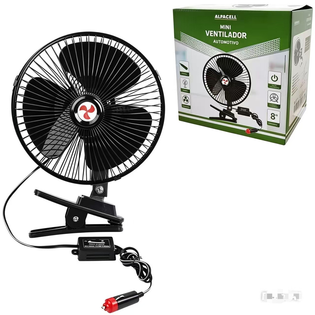 MINI VENTILADOR PORTÁTIL PARA CARROS C/PREGADOR - AL12010