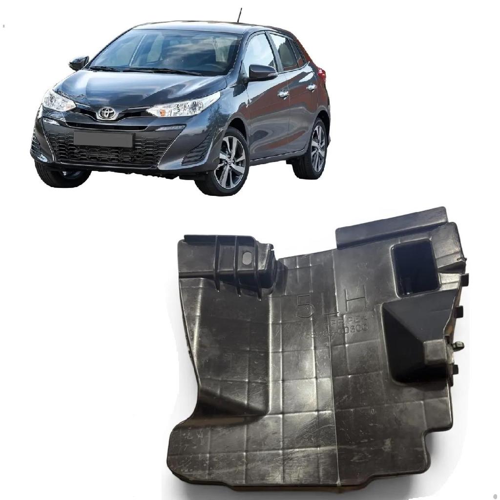 Defletor Radiador Inferior Yaris 2018 2019 A 2022 Esquerdo
