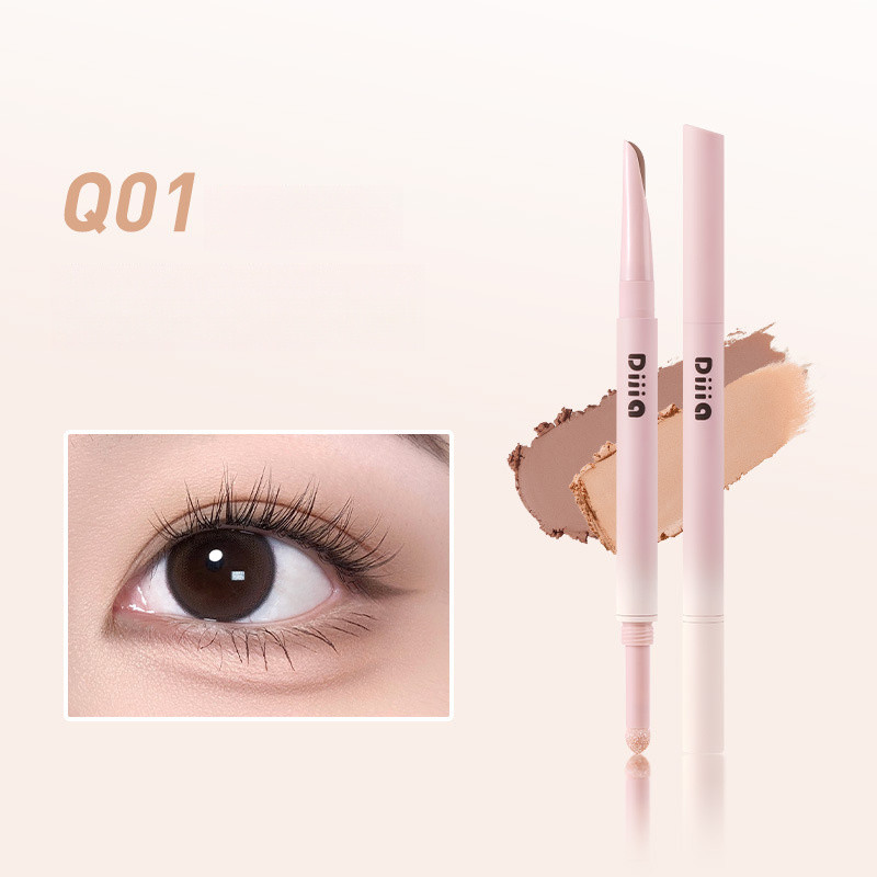 DIJIA Beauty Soufflé Caneta Aegisyo Sal De Ponta Dupla Textura Creme A Pó De Sombreamento Inclinada Para Linha De Cílios