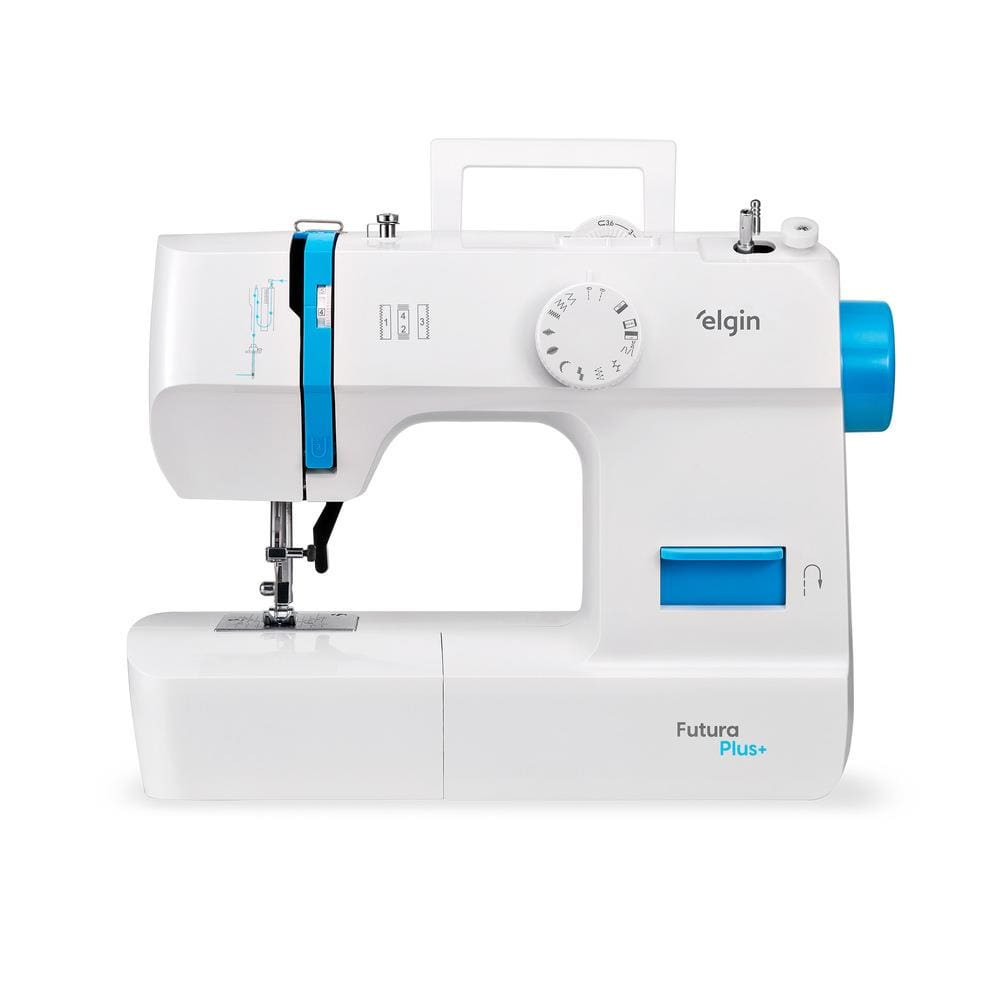 Máquina de Costura Portátil Elgin Futura Plus X2052 12 Pontos