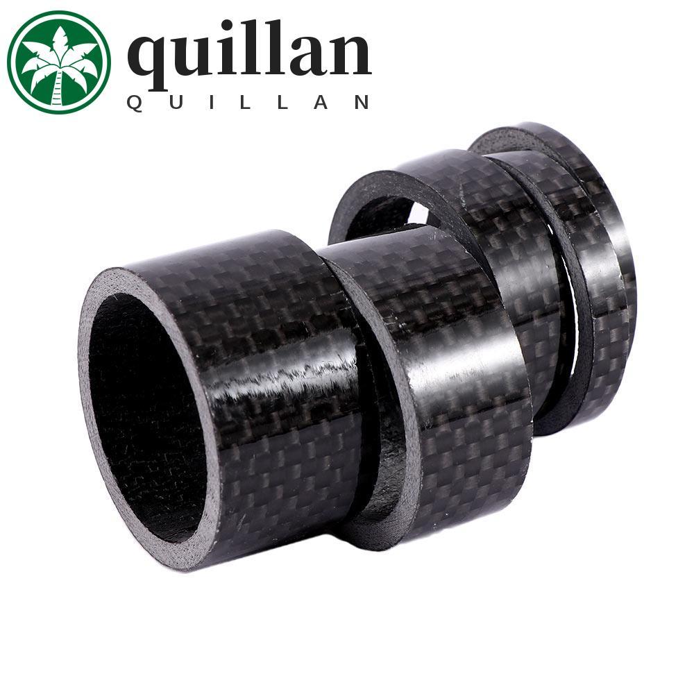 QUILLAN Espaçador 28.6mm 1 Peça/5 Peças De Fibra De Carbono Garfo Dianteiro Guiador 1-1/8 " Anel De Fone De Ouvido
