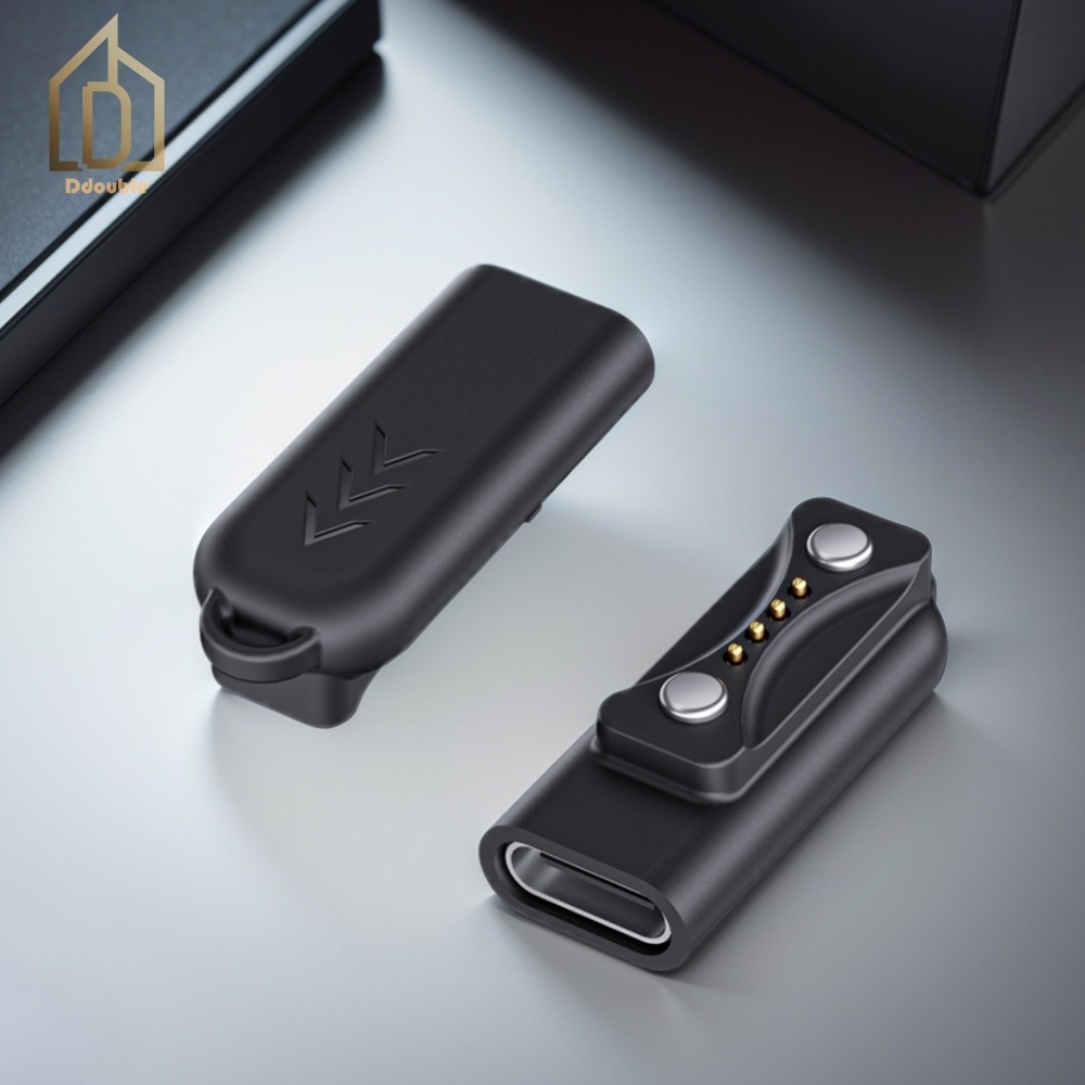 Adaptador De Carregador Magnético Tipo C Útil De 90 Graus Para Polar Pacer/Pro [Ddouble.br]