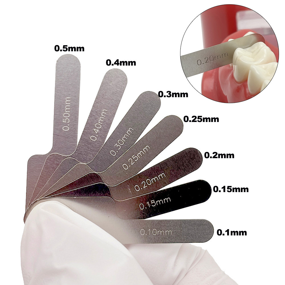 1 Conjunto De Régua De Medição Interproximal , Sistema ipr Alternativo De Aço Inoxidável