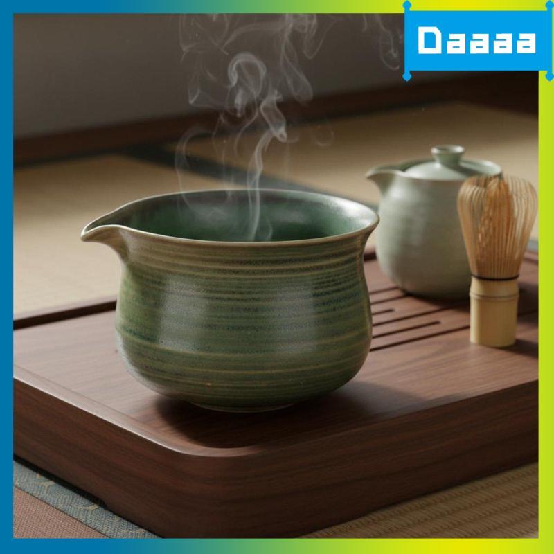 [Zzxitwyq] Tigela Matcha Com Bico Estilo Período De Música Fireing Change Glaze De Chá De Cerâmica