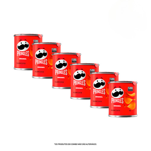 Combo Pringles Original 35g 6 unidades