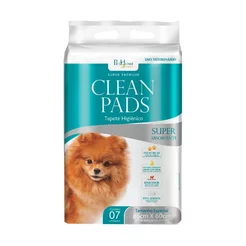 Tapete Higiênico Clean Pads para Cães 85X60Cm - 7 unidades