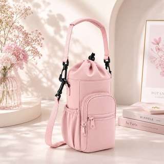 Bolsa Transversal Multifuncional Para Garrafa de Água Para Celular Chaveiro Viagem Com Al…